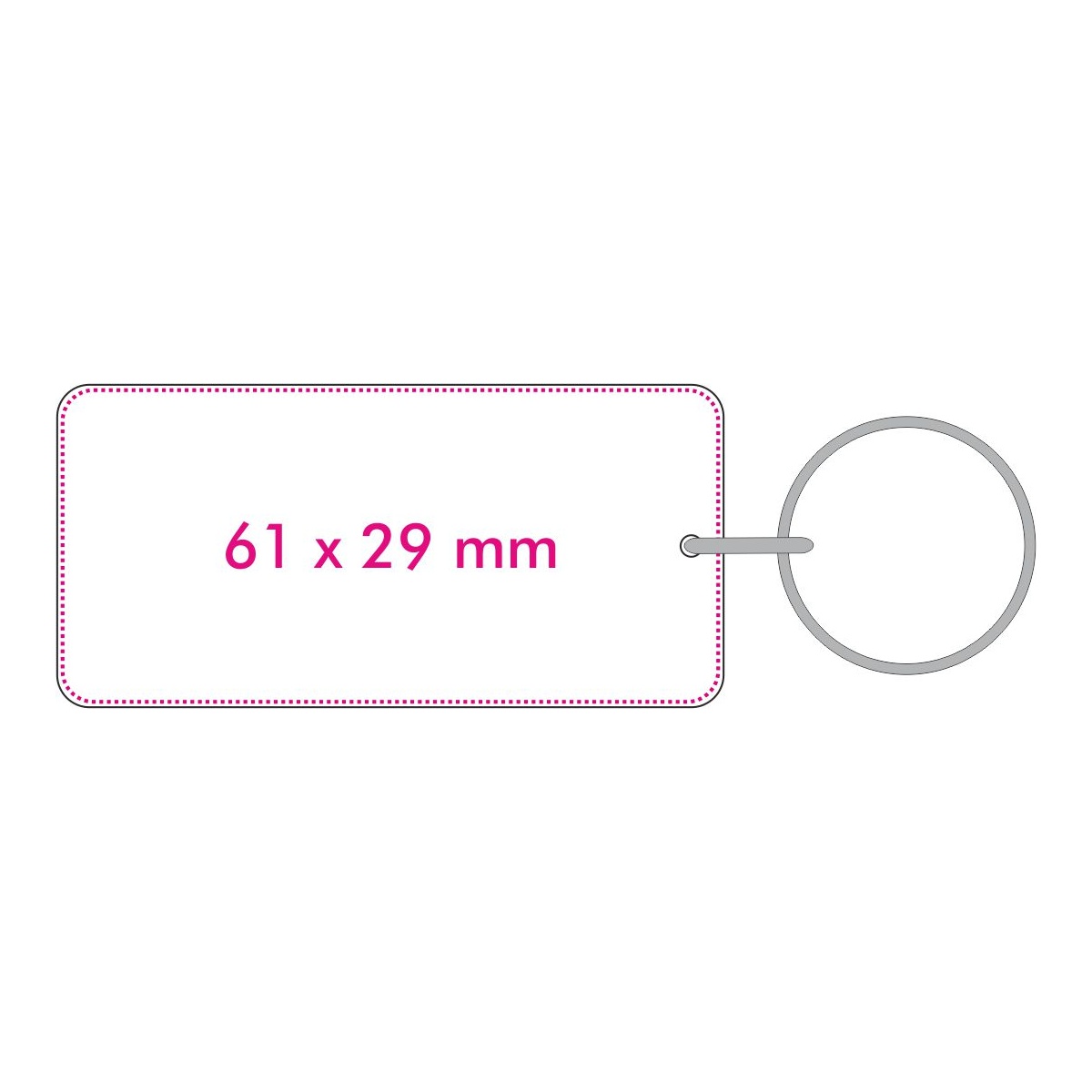 Rückseite (6,1 x 2,9 cm)