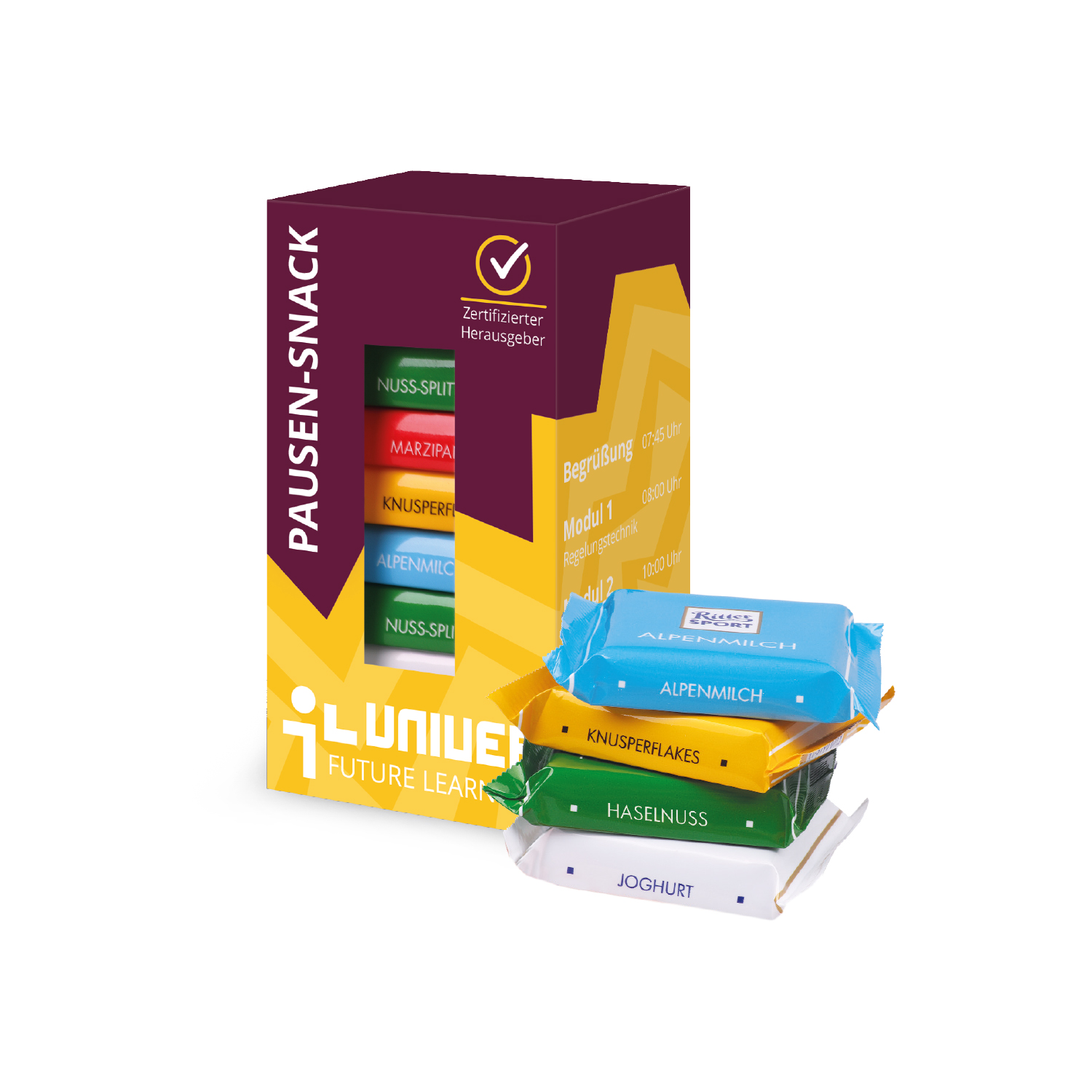 Rundum (ca. 10,8 x 6,1 x 5,1 cm)