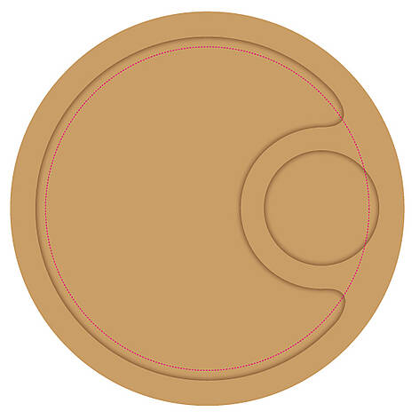 Servierbrett (Ø 16 cm)