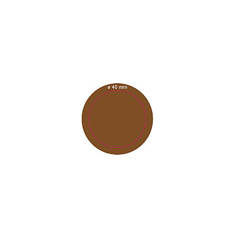 Muehle-Kopf-Oberseite (Ø 4 cm)