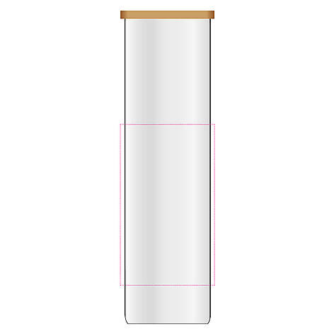 Vorratsglas-Koerper (22,5 x 15 cm)
