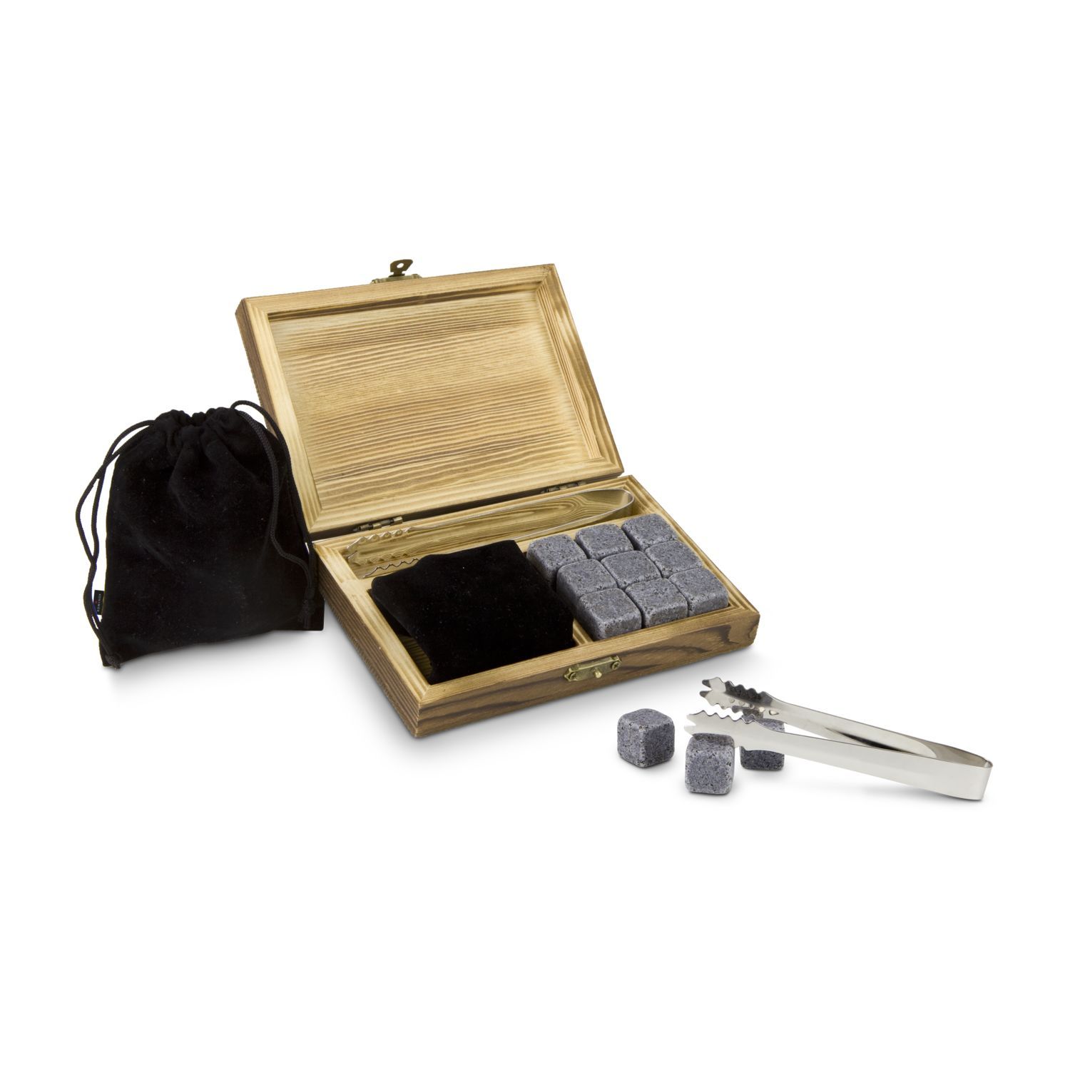 Werbeanbringung auf der Holzkiste (max. 14 x 10 cm)