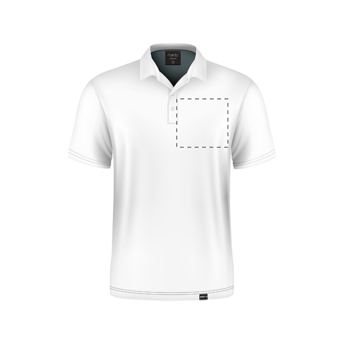 Linke Brust (150 x 80 mm)