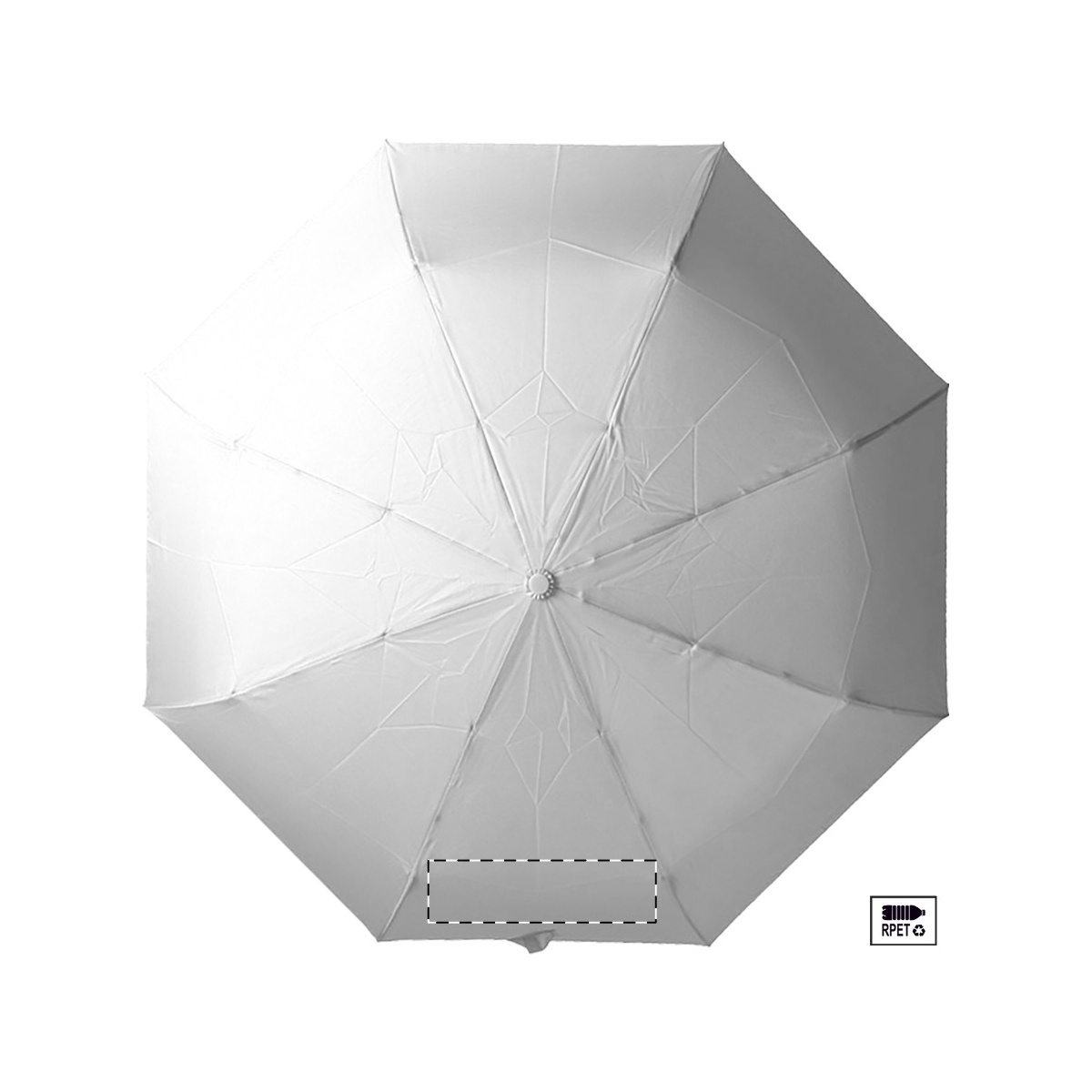 Segment 1 - mit Verschlussband (Segmentnumerierung im Uhrzeigersinn) (200 x 100 mm)