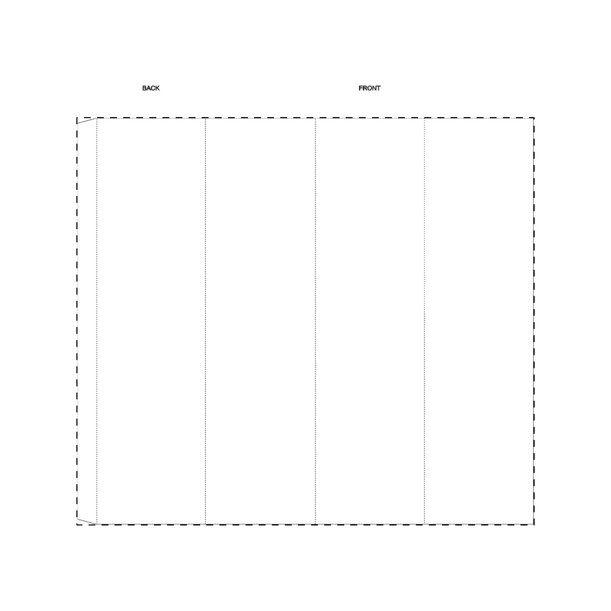 Maßgefertigte Papierbanderole (371 x 330 mm)