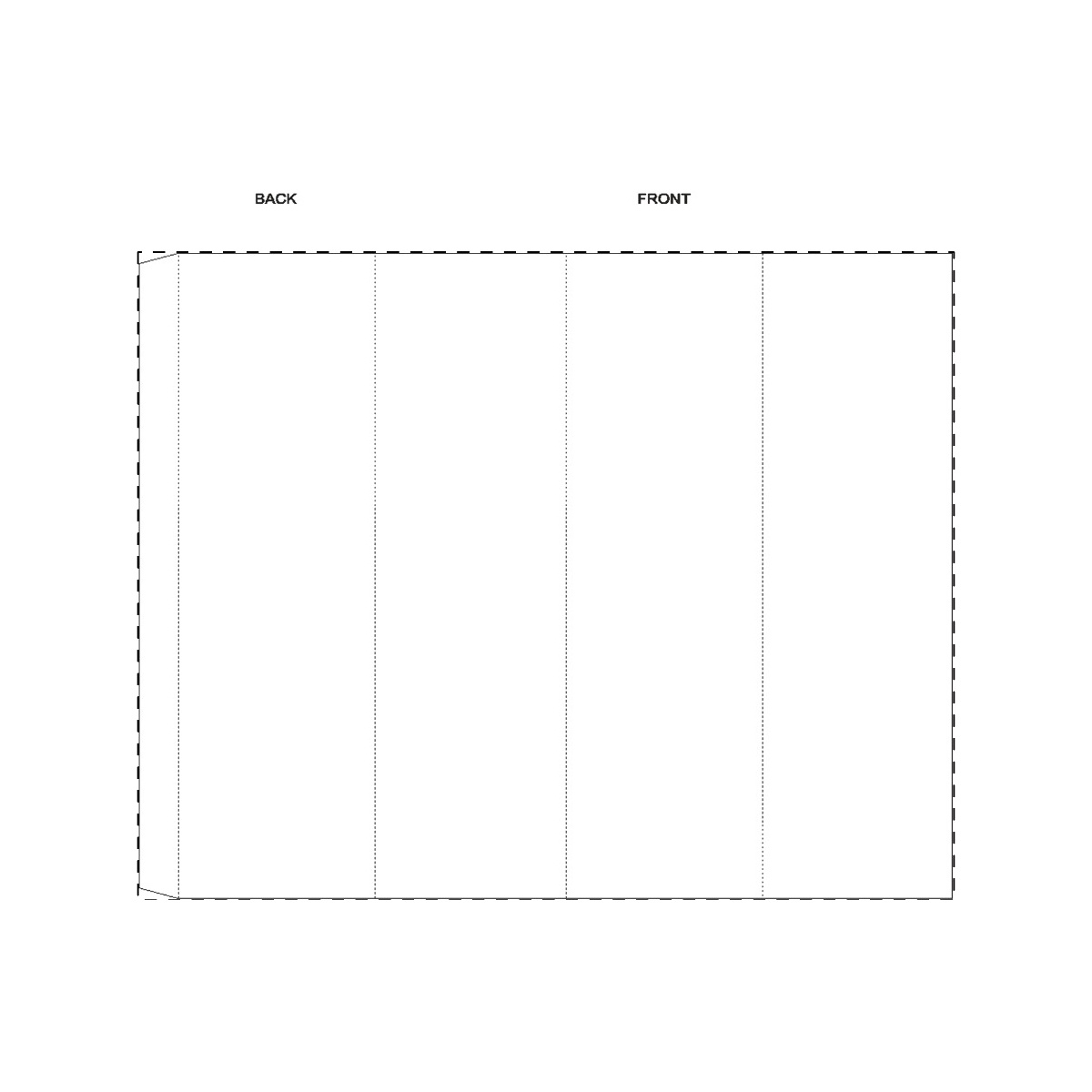 Maßgefertigte Papierbanderole (329 x 261 mm)