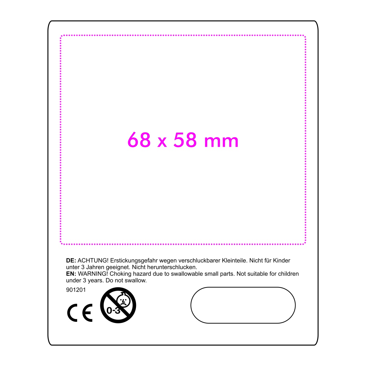 Rückseite (6,8 x 5,8 cm)