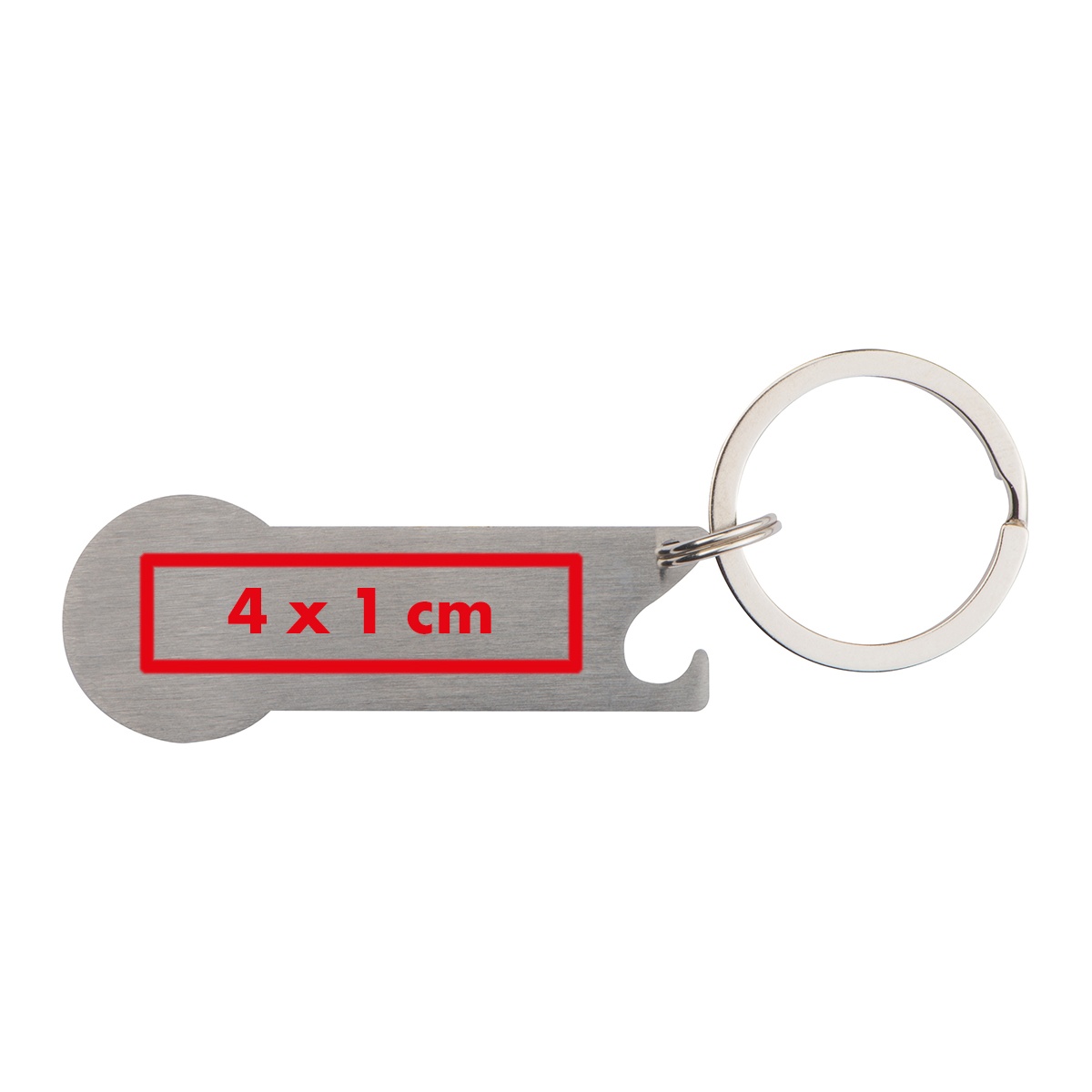 Unter dem Schlüsselanhänger (4 x 1 cm)