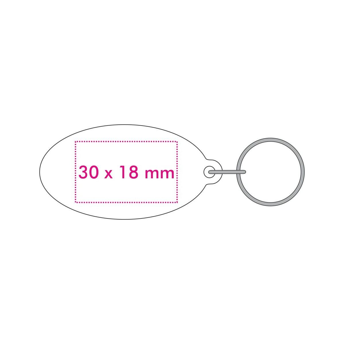 Rückseite (3 x 1,8 cm)