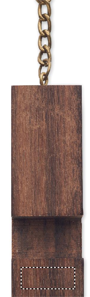 Vorderseite unten (0,6 x 1,5 cm)