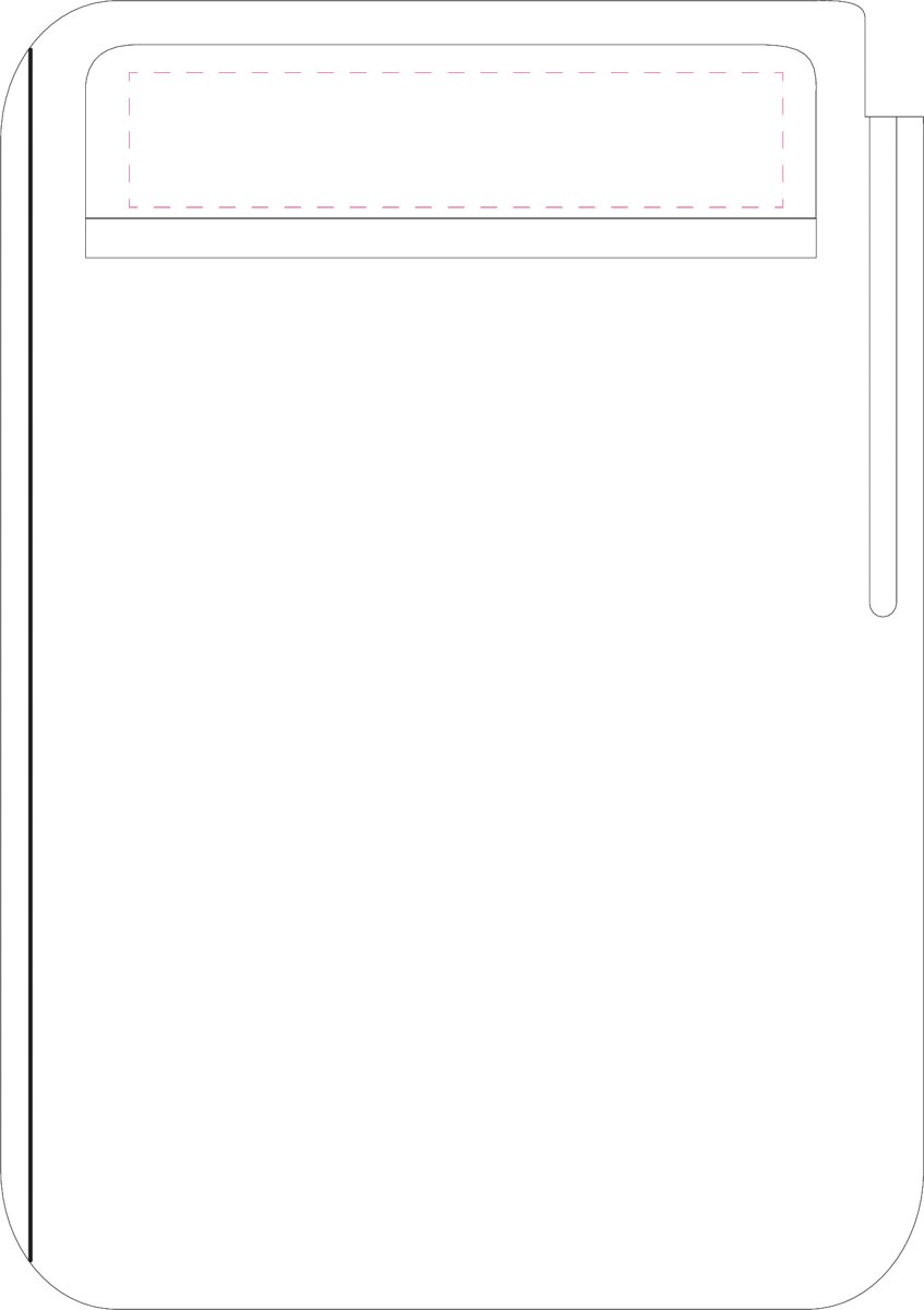 auf Klemme (17x3,5 cm)