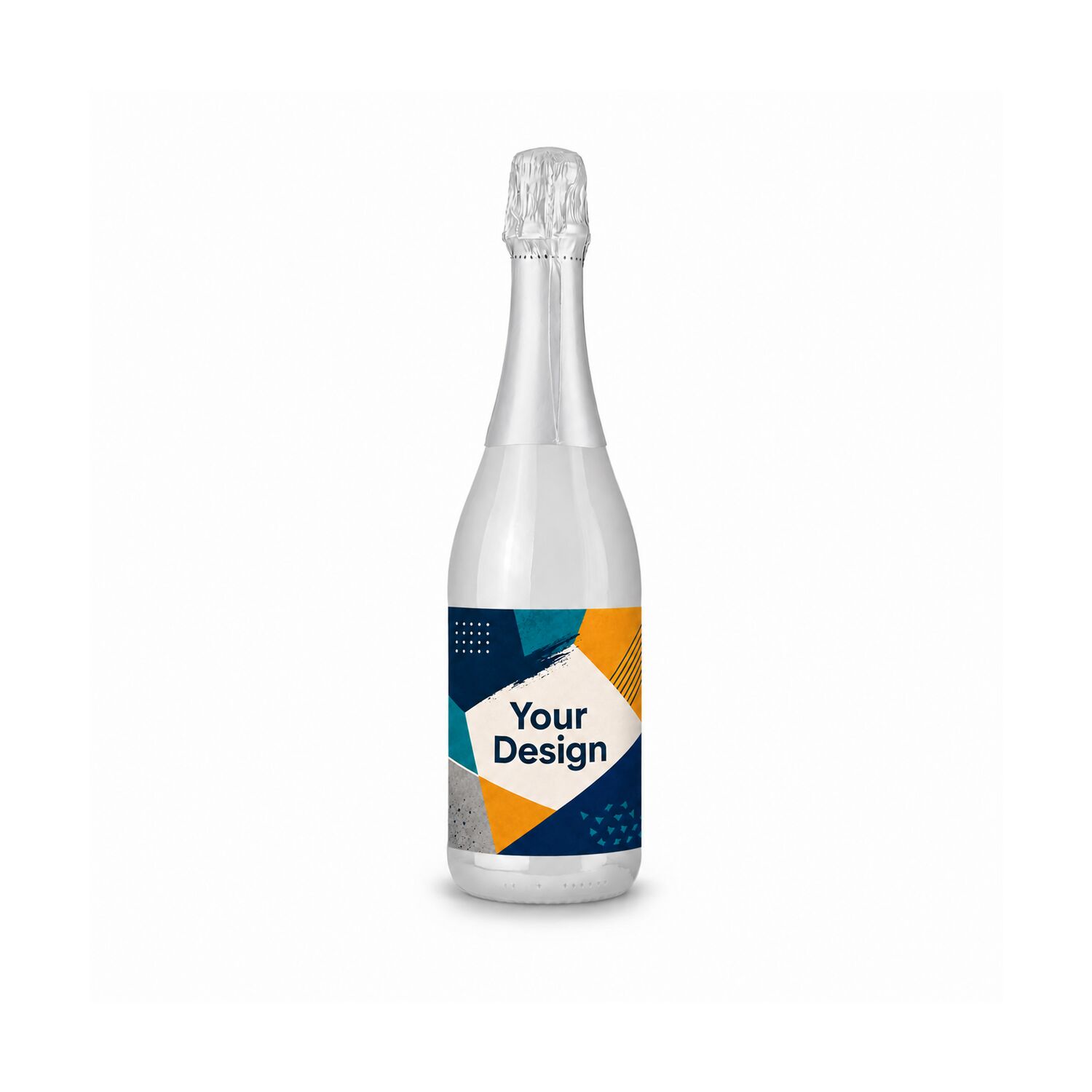 Flasche-Vorderseite (12 x 8,5 cm)