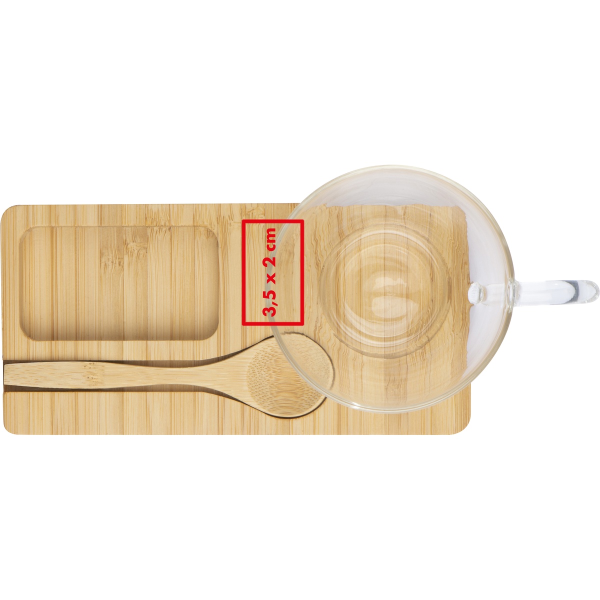 Auf der Platte (3,5 x 2 cm)