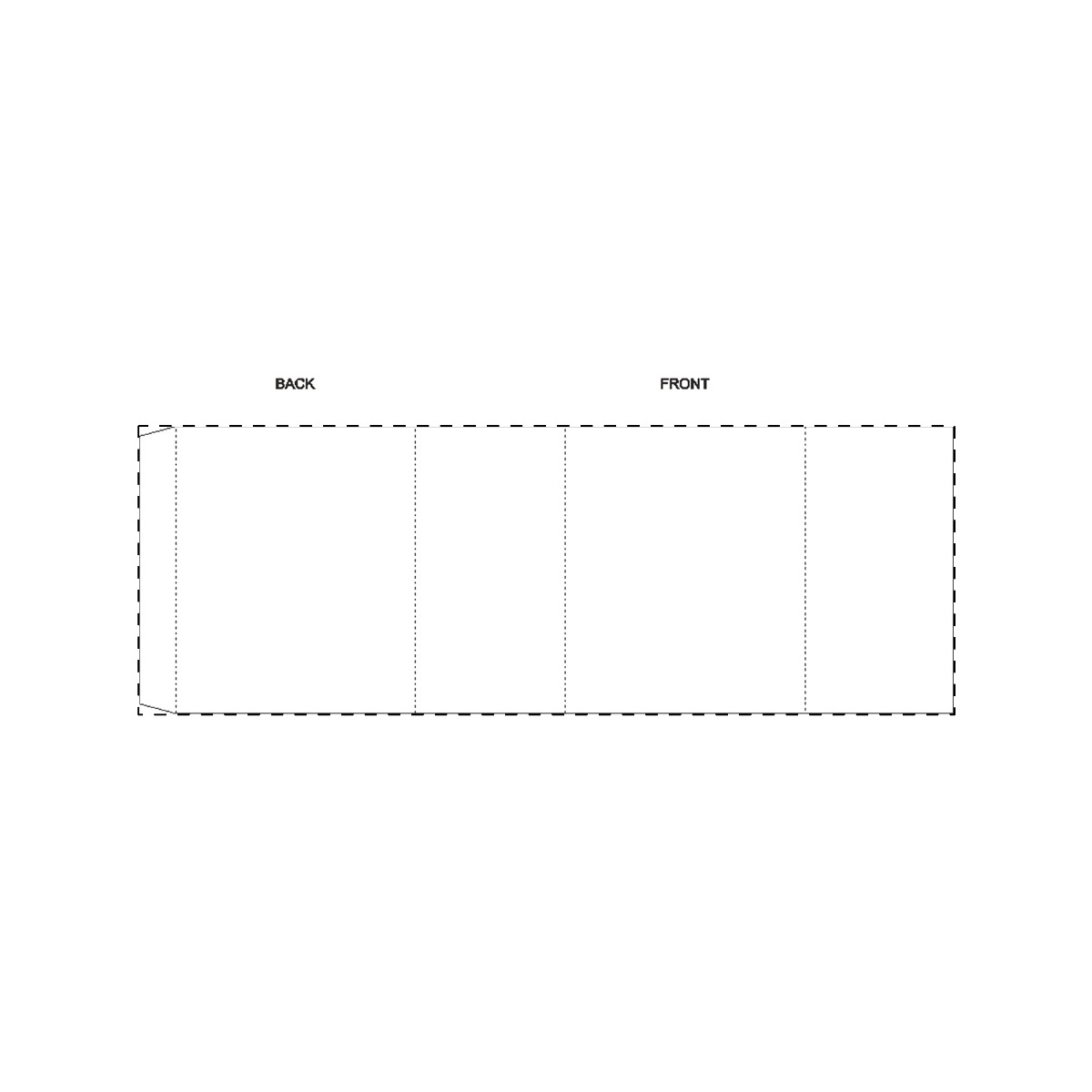 Maßgefertigte Papierbanderole (290 x 102 mm)