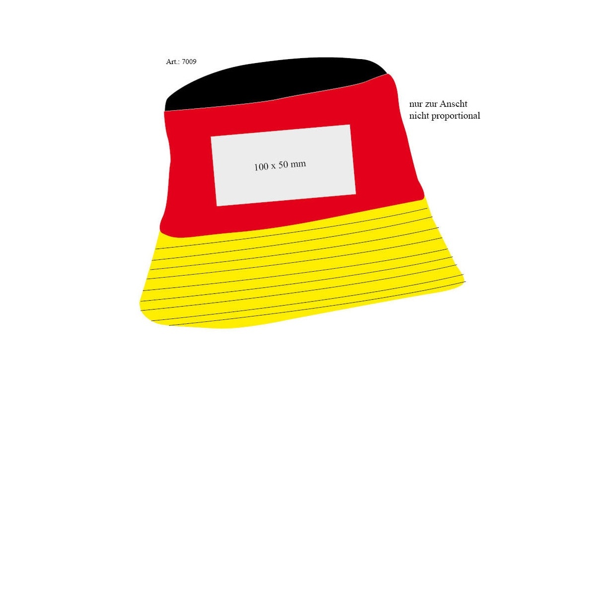rotes Segment (100 x 50 mm)