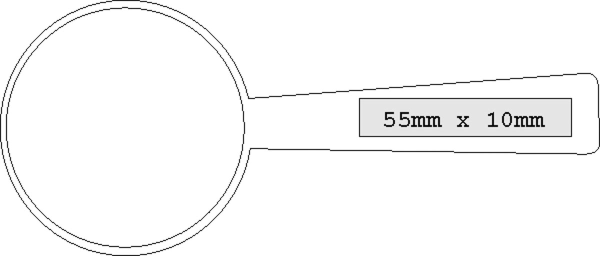 auf Stiehl (5,5x1 cm)