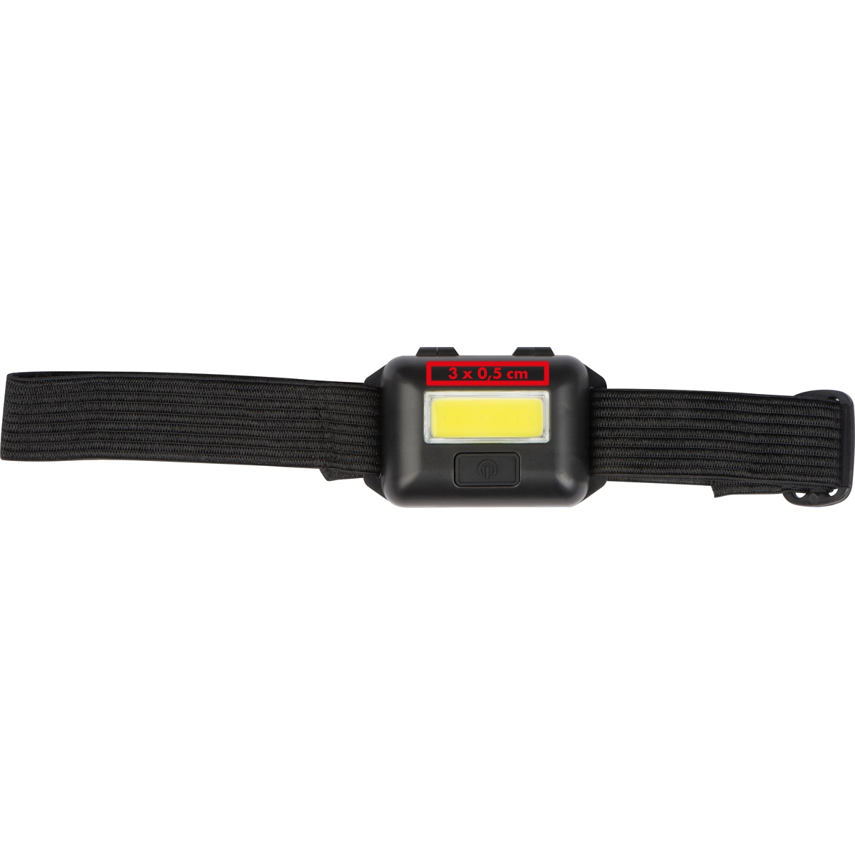 Im oberen Bereich (3 x 0,5 cm)