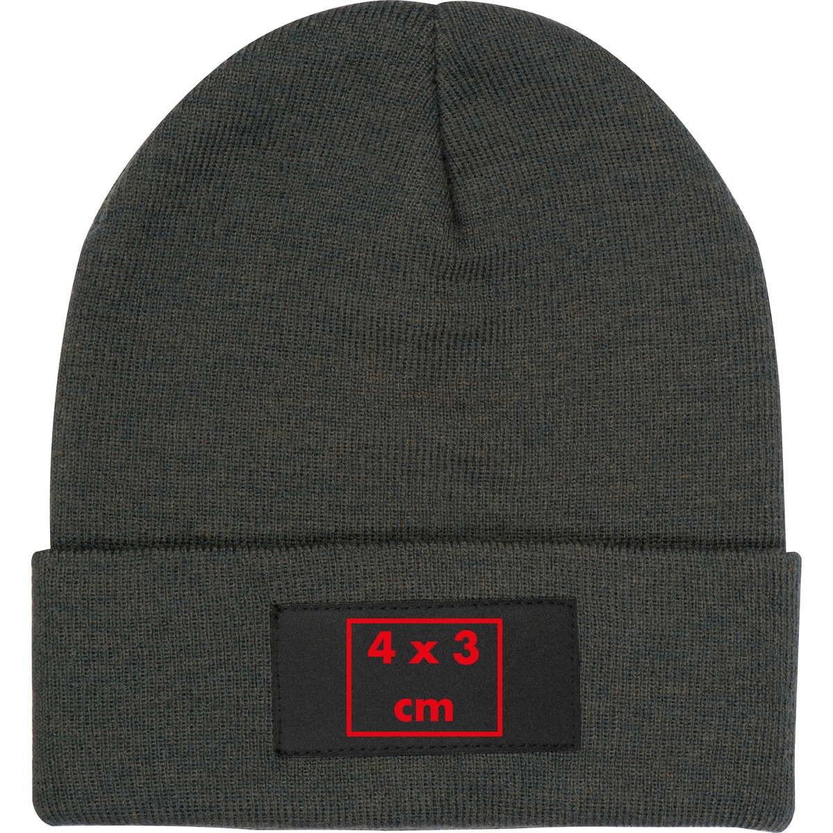 Mittig auf die Stirn (4 x 3 cm)