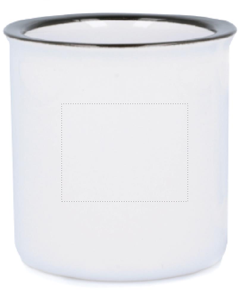 Gegenüber d. Henkel (3,5 x 4,5 cm)