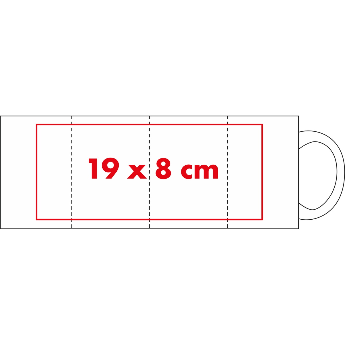 Auf dem Becher (19 x 8 cm)