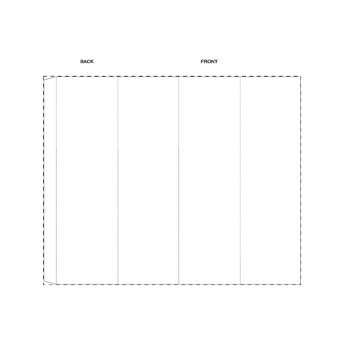 Maßgefertigte Papierbanderole (327 x 264 mm)