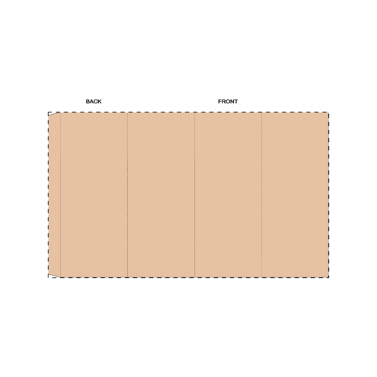 Maßgefertigte Papierbanderole (274 x 138 mm)