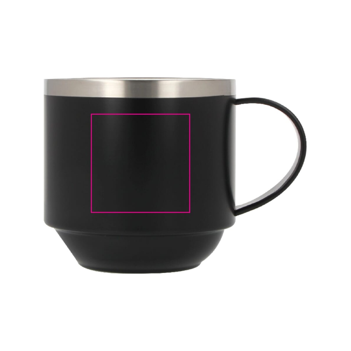 Links vom Henkel (40 x 45 mm)