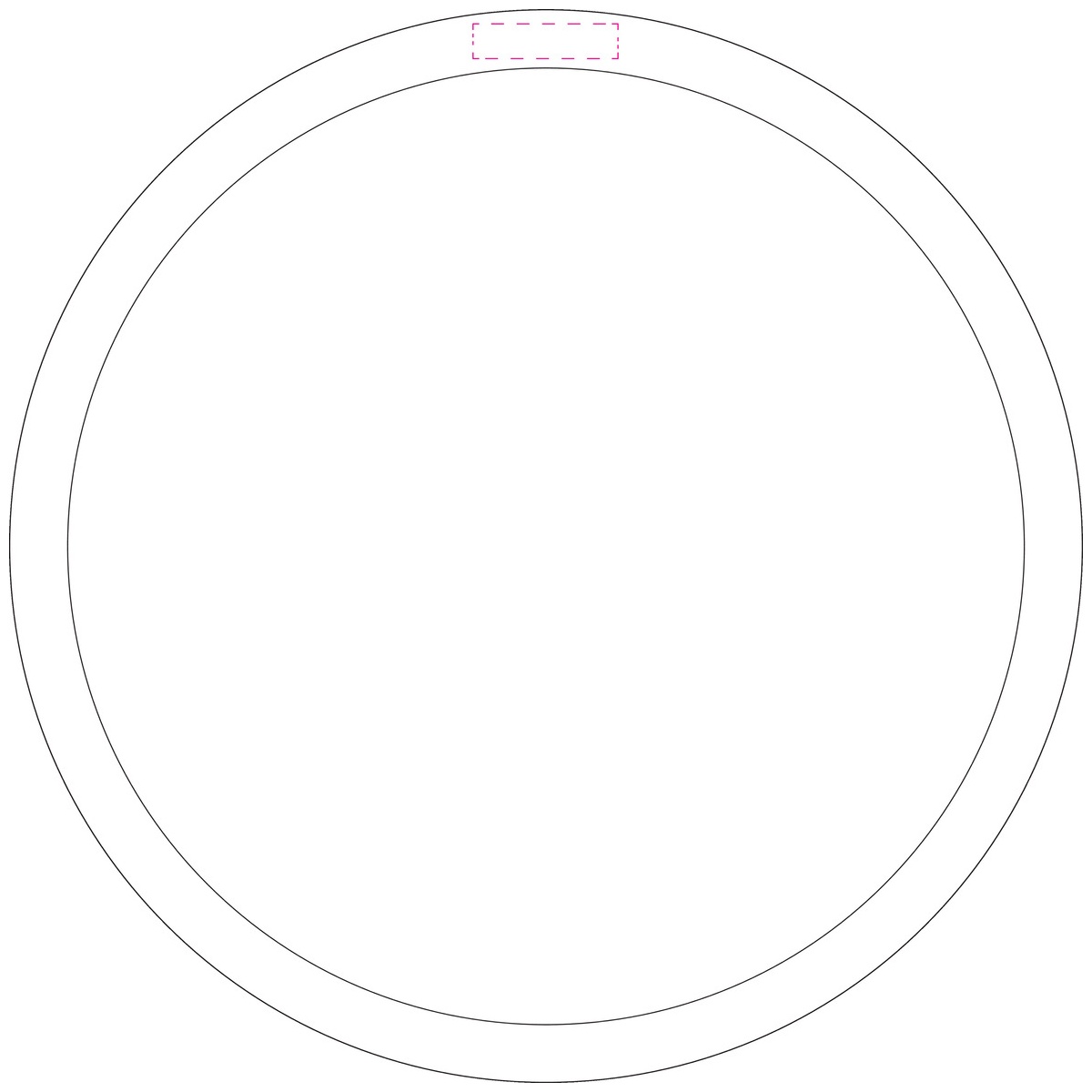 Rand - Oberseite (1 x 4 cm)