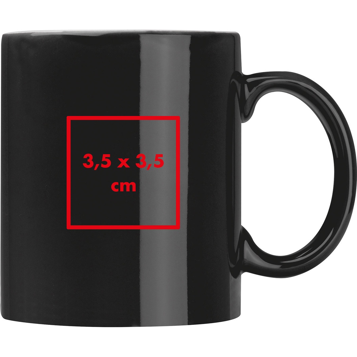 Auf dem Becher (3,5 x 3,5 cm)