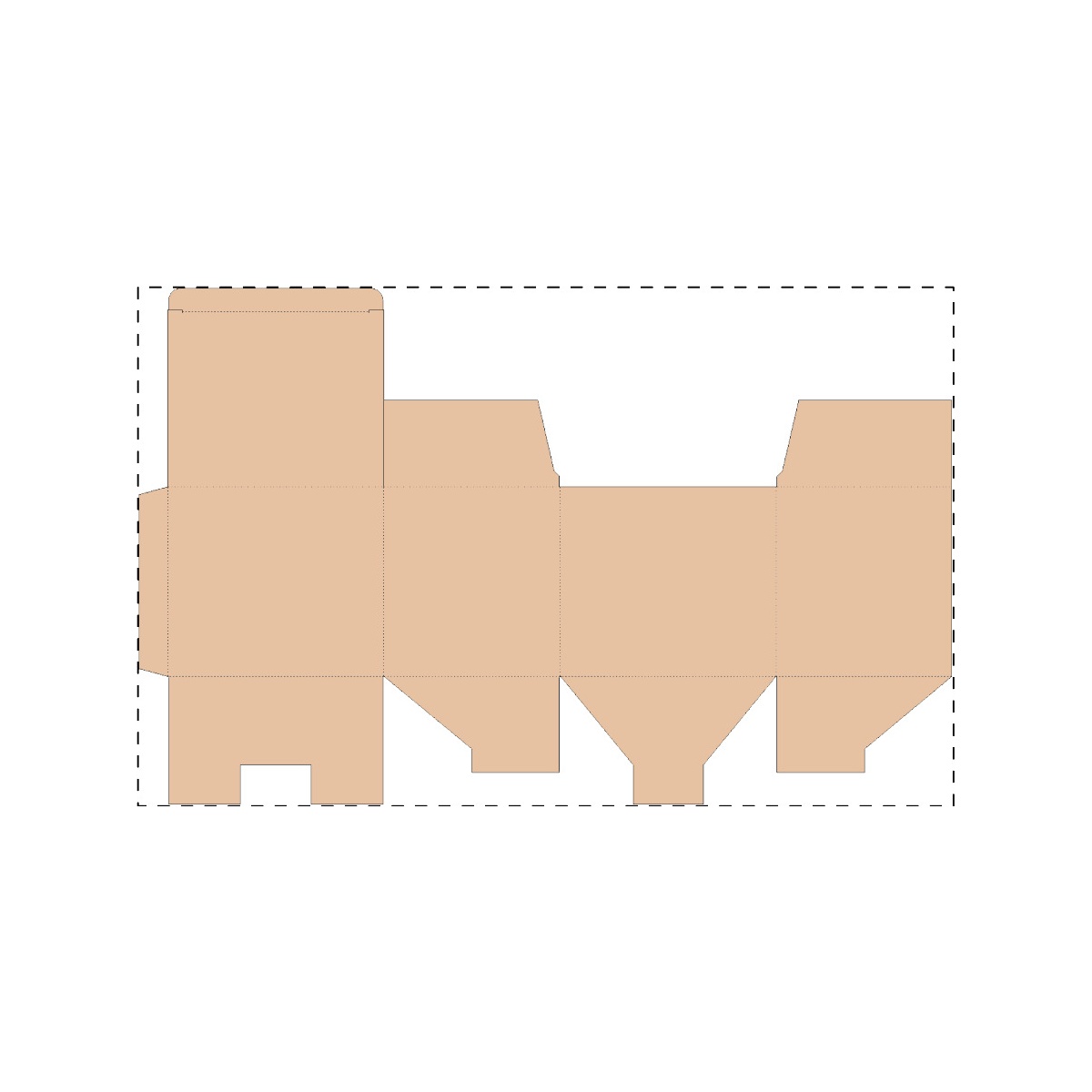 Maßgefertigter Kraft-Wellpappkarton (452 x 286 mm)