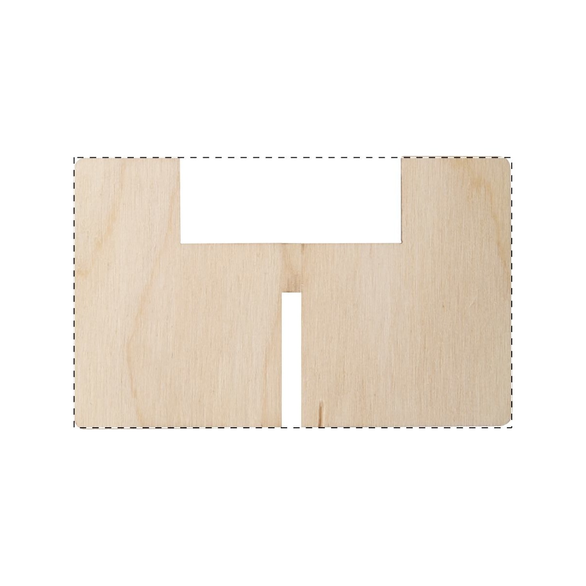 Holzteil - vorne (30 x 25 mm)