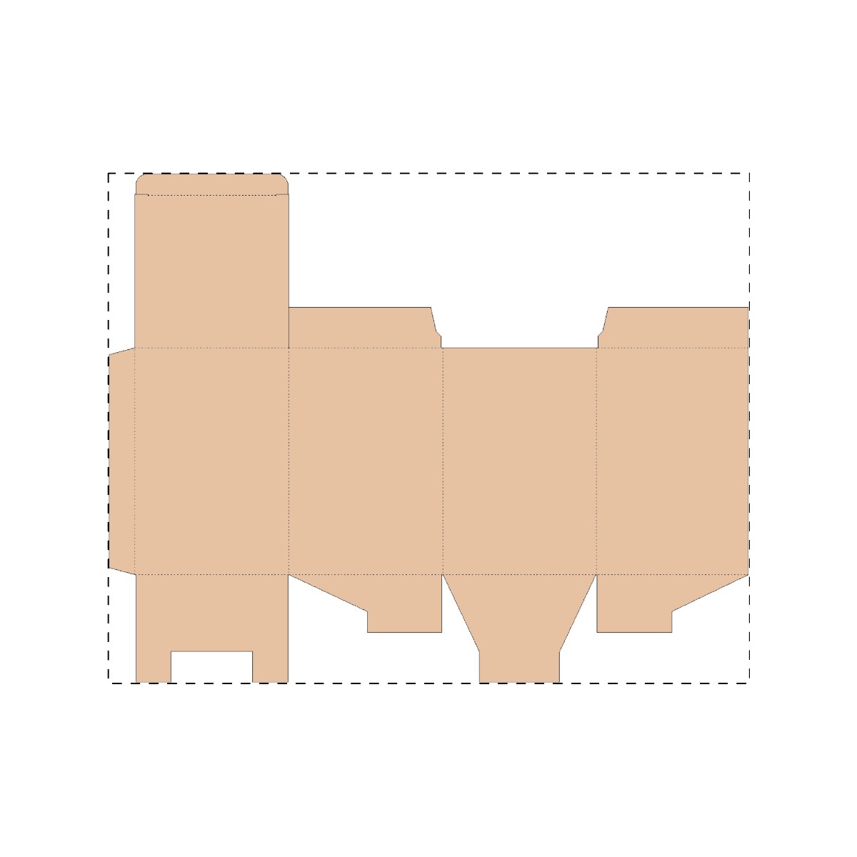 Maßgefertigter Kraft-Wellpappkarton (395 x 314 mm)