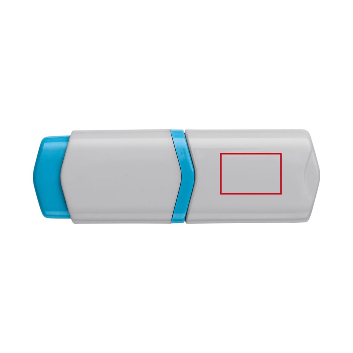 Textmarker blau auf der Kappe (10 x 15 mm)