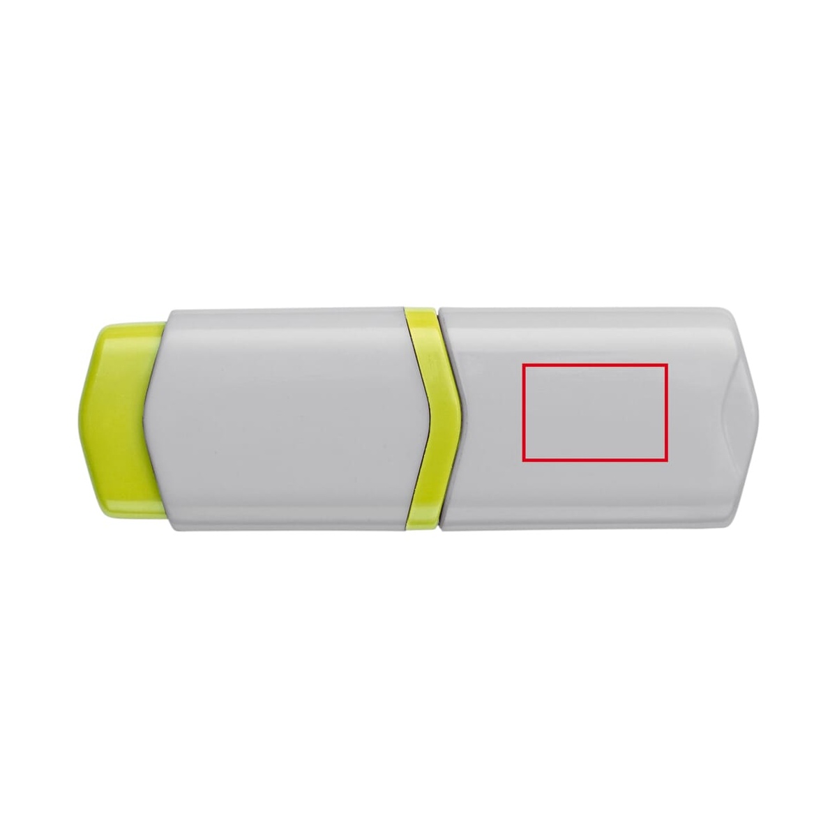 textmarker gelb auf der Kappe (10 x 15 mm)