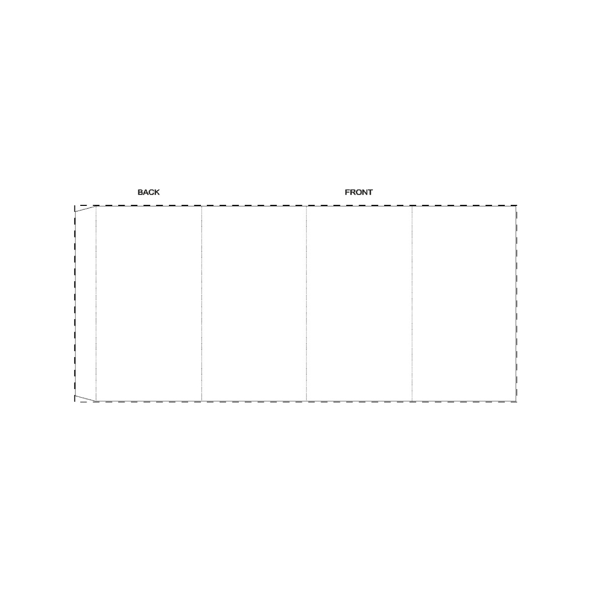 Maßgefertigte Papierbanderole (339 x 150 mm)