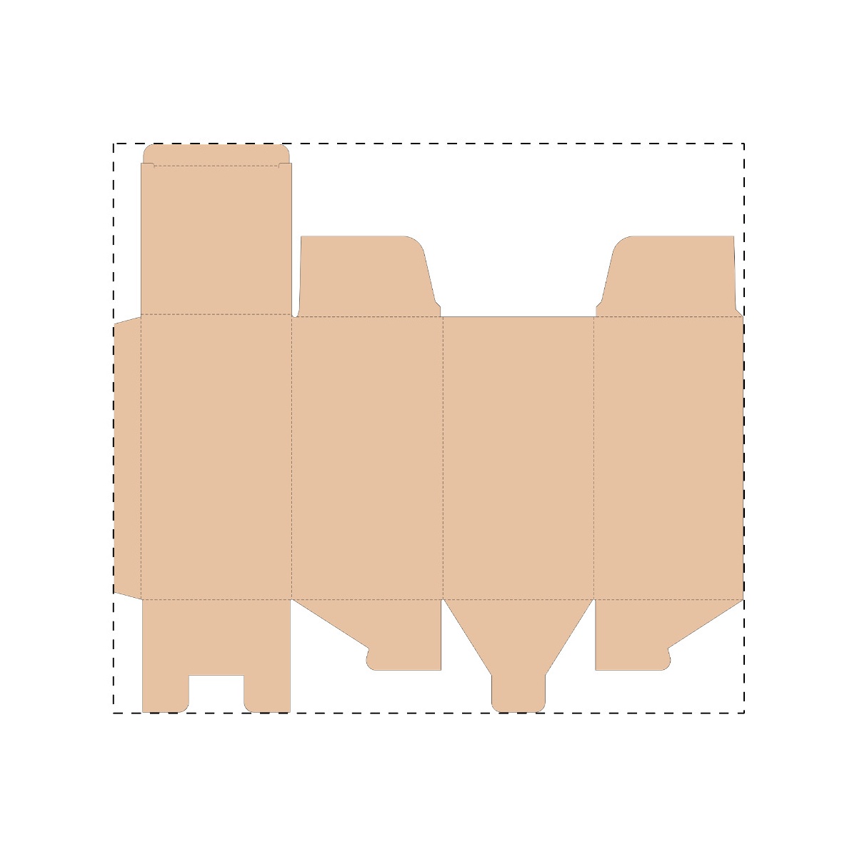 Maßgefertigter Kraft-Wellpappkarton (375 x 339 mm)