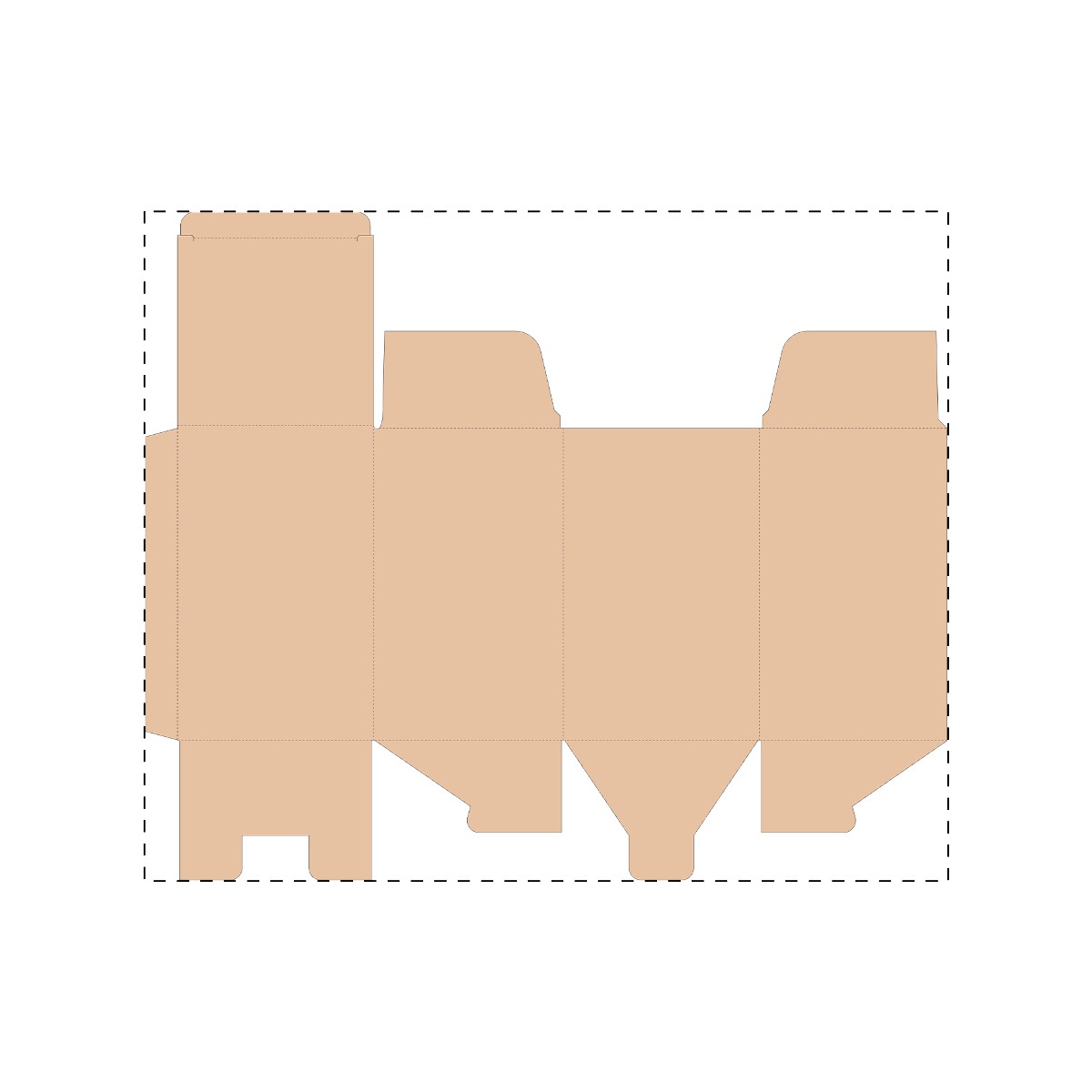 Maßgefertigter Kraft-Wellpappkarton (397 x 331 mm)