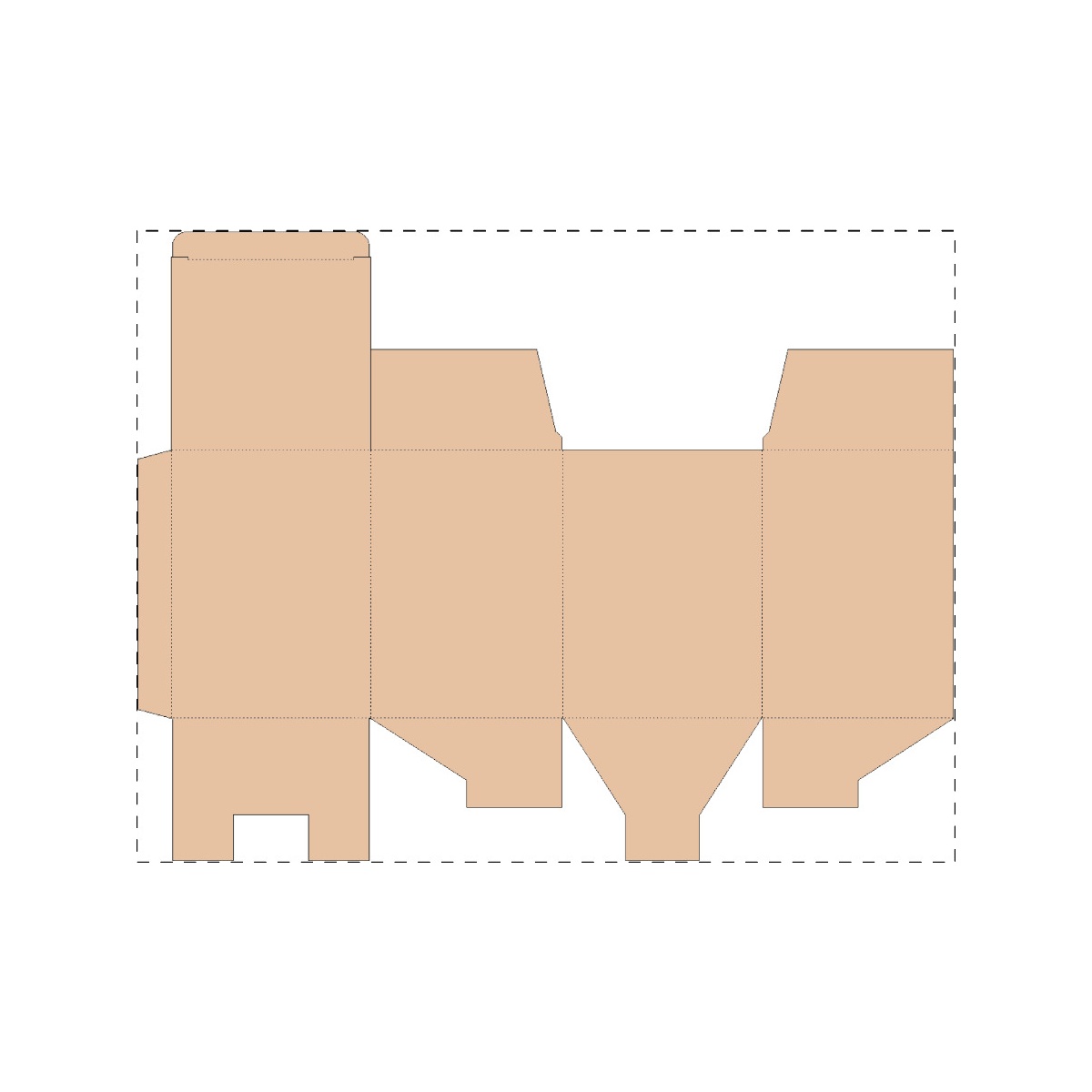 Maßgefertigter Kraft-Wellpappkarton (390 x 300 mm)