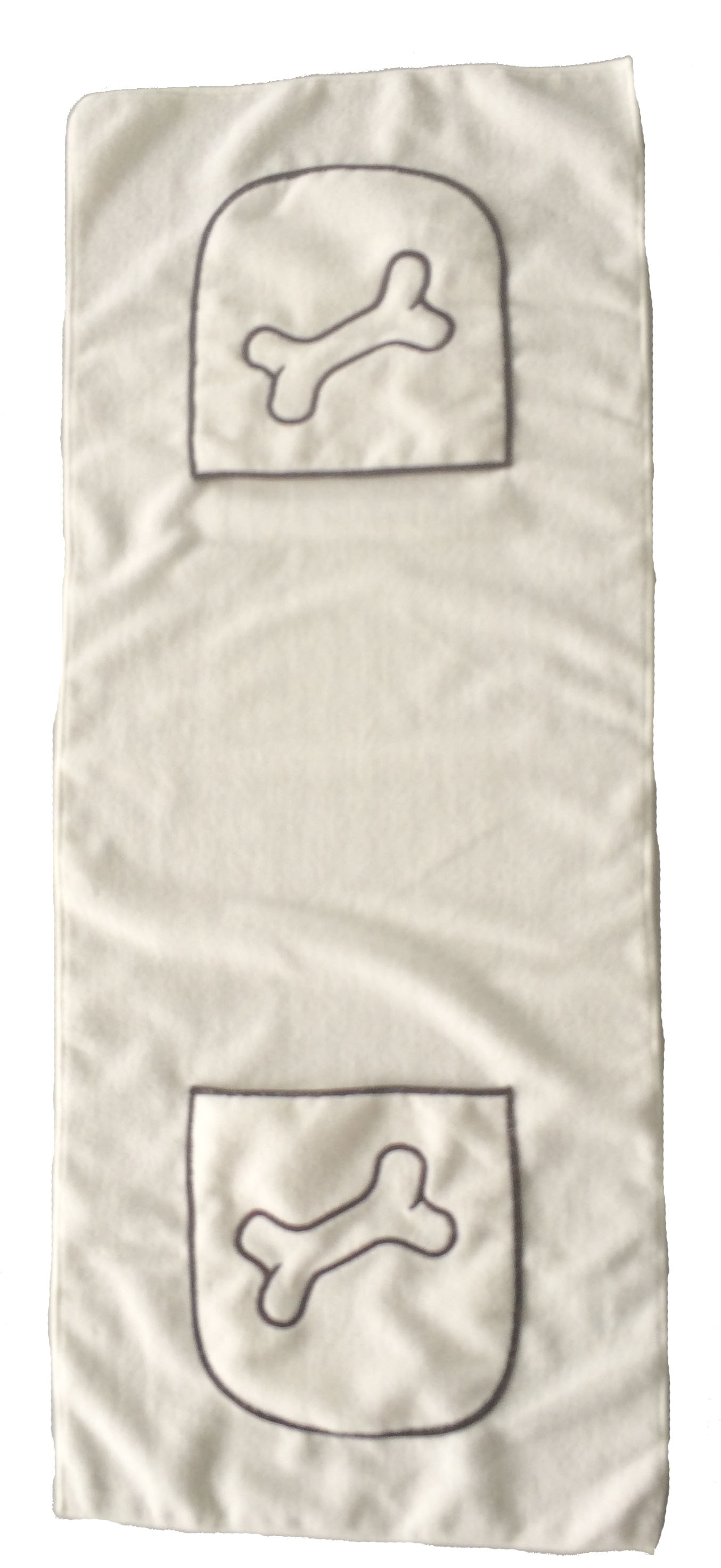 Auf dem Tierhandtuch (5 x 5 cm)