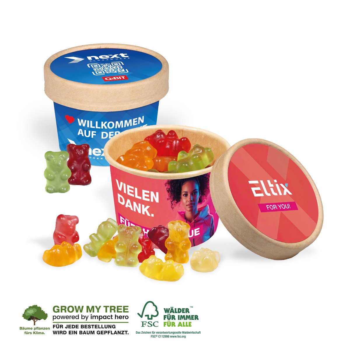 Rundum (ca. 62 x 62 x 45 mm)