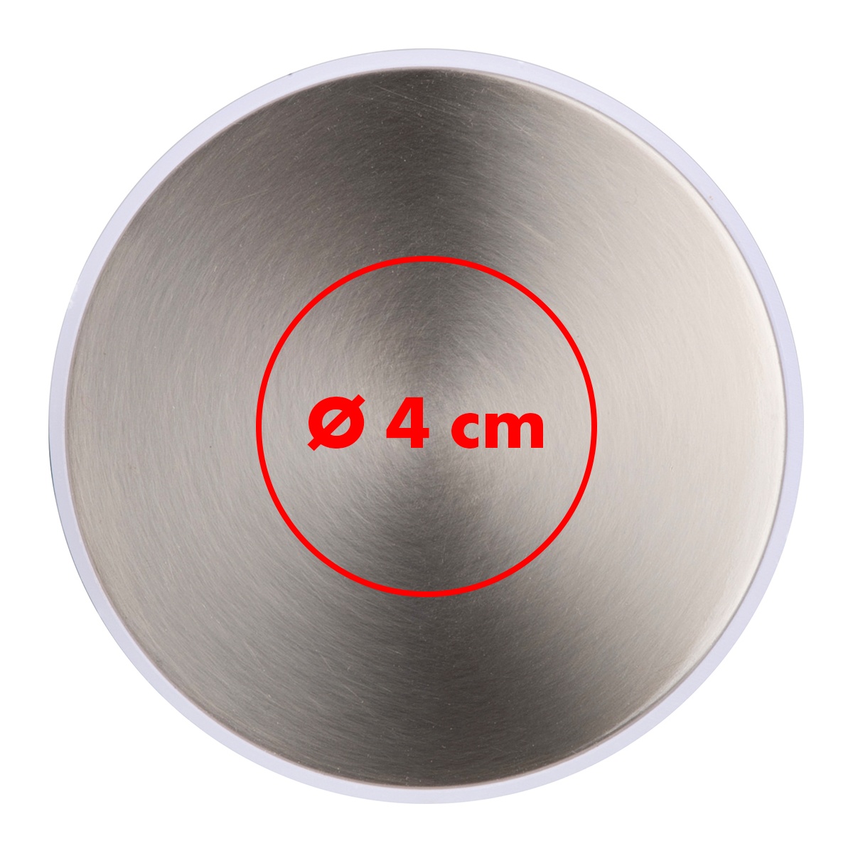 Auf der Metaloberfläche (⌀ 4 cm)