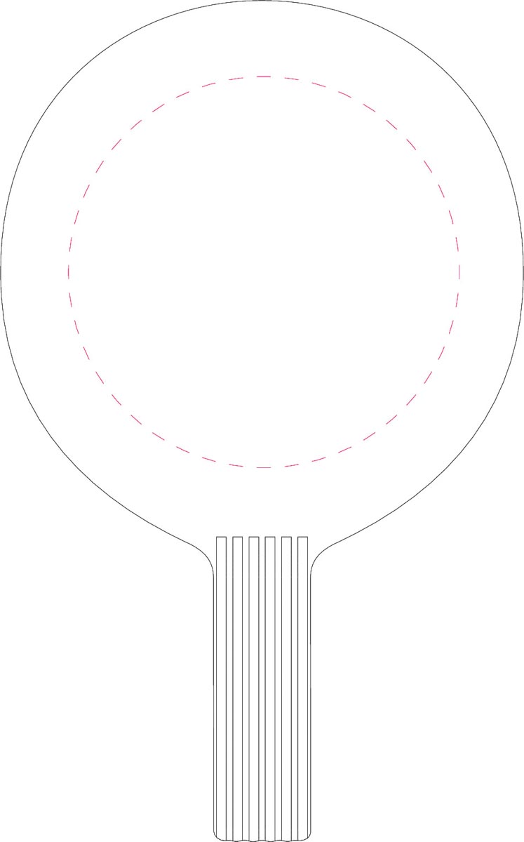 mittig rund (Ø 12 cm)