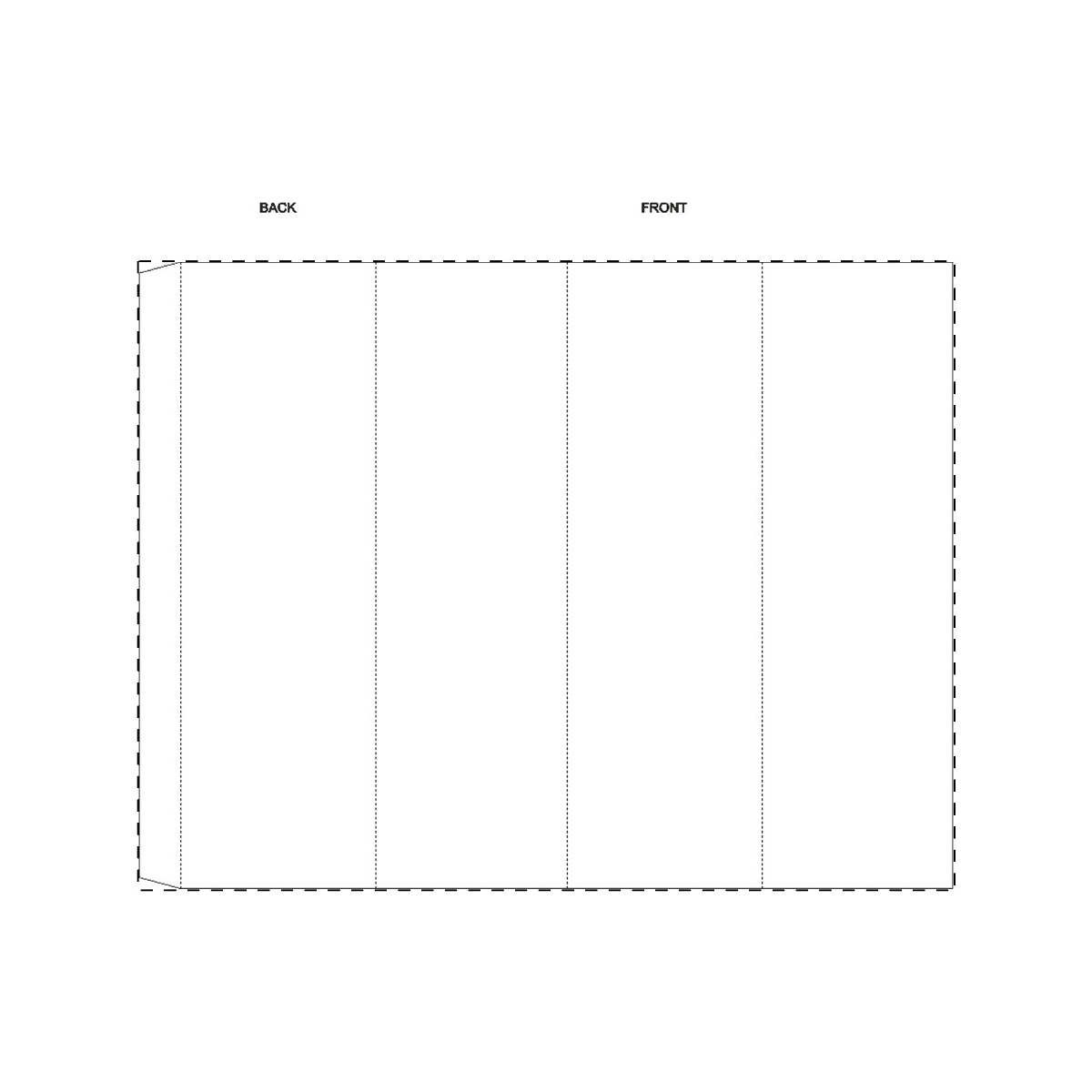 Maßgefertigte Papierbanderole (311 x 239 mm)