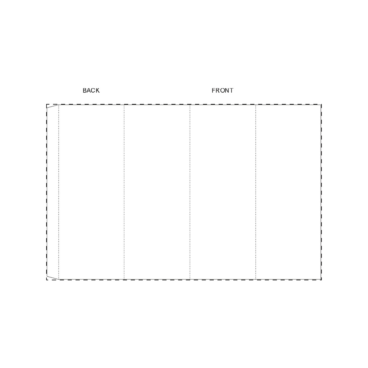 Maßgefertigte Papierbanderole (306 x 195 mm)