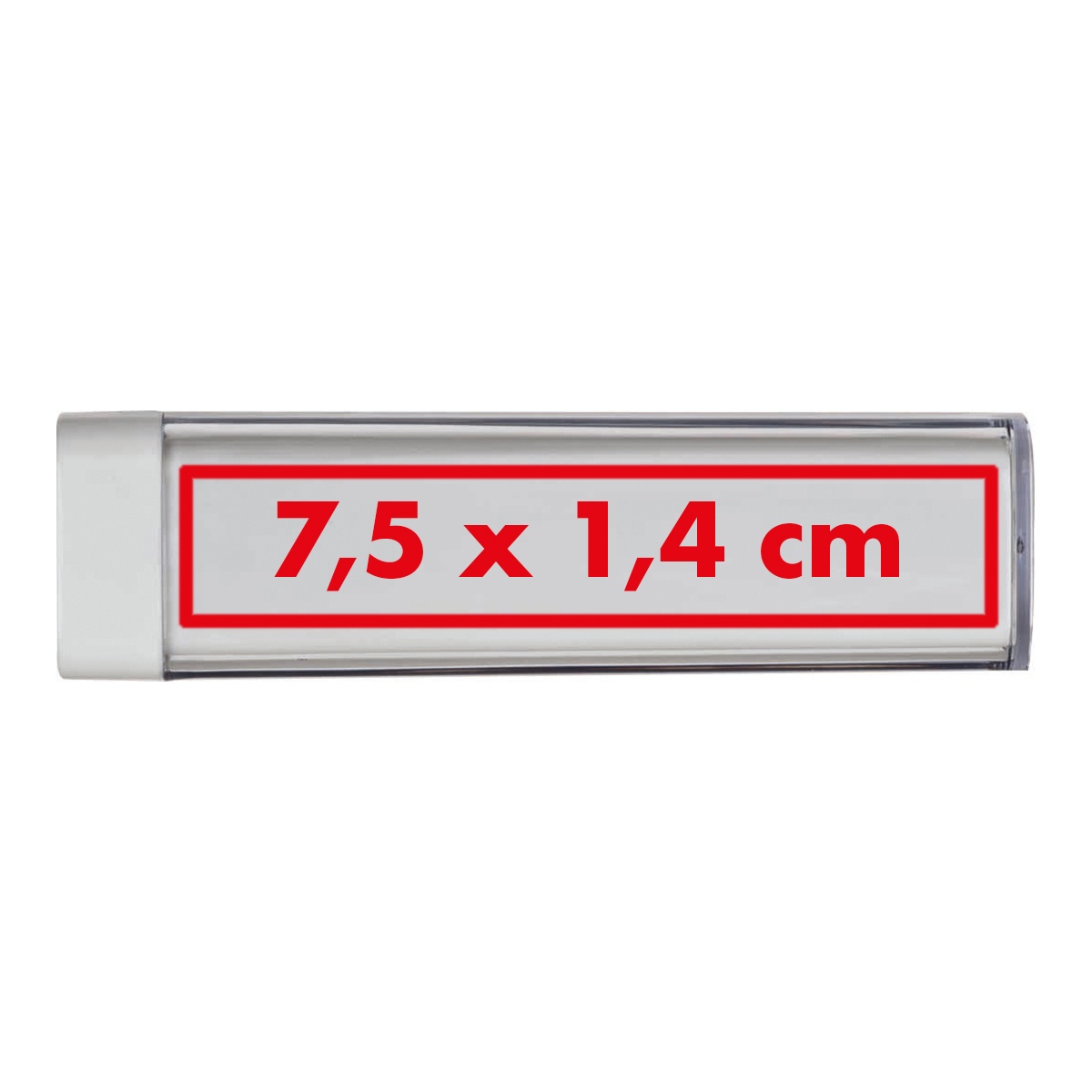 Auf die Powerbank (7,5 x 1,4 cm)