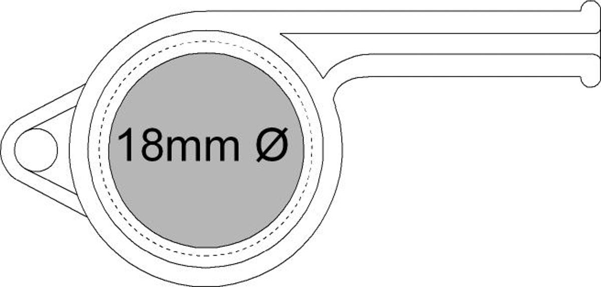 auf Seite (Ø 1,8 cm)