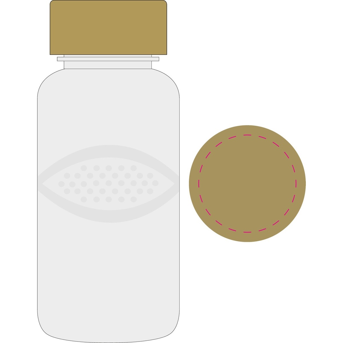 auf Deckel (Ø 50 mm)