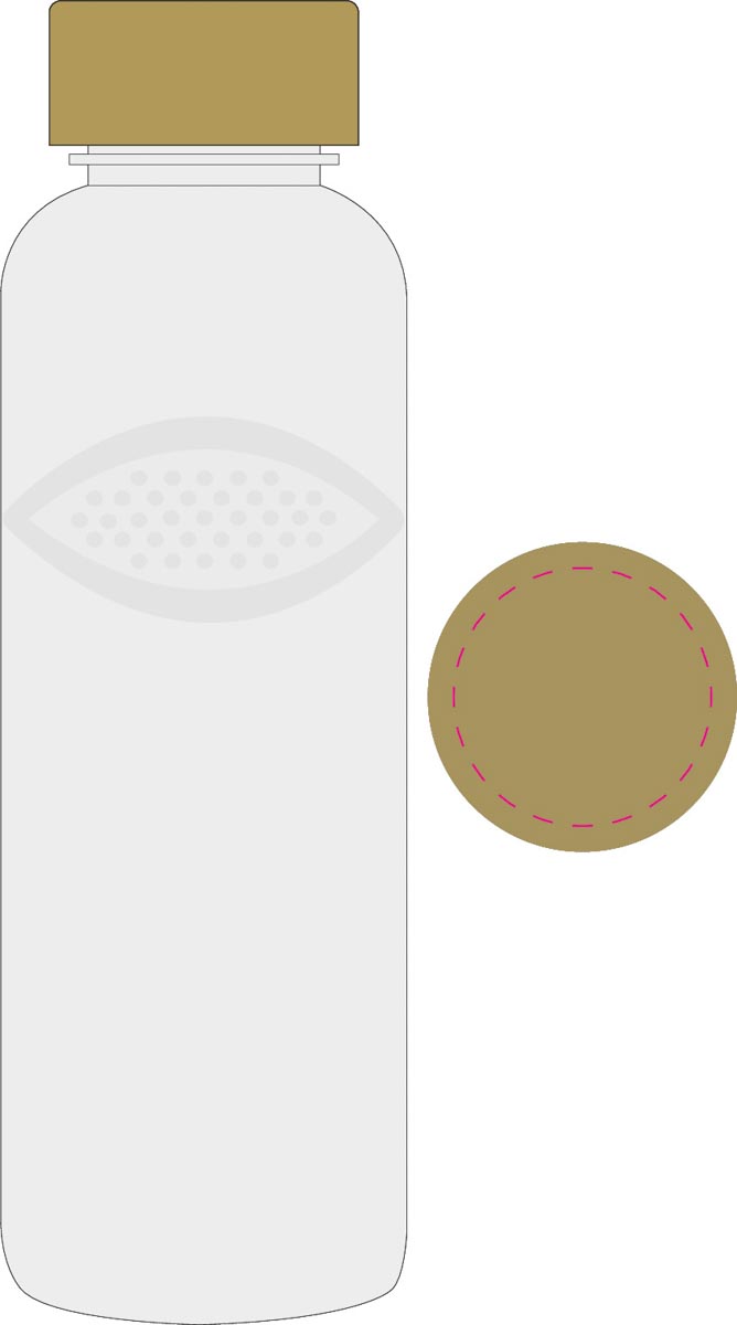 auf Deckel (Ø 5 cm)