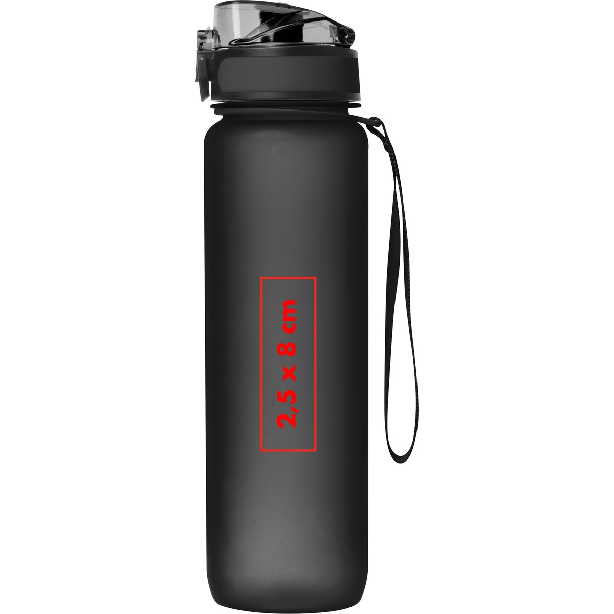 Auf der Flasche (2,5 x 8 cm)