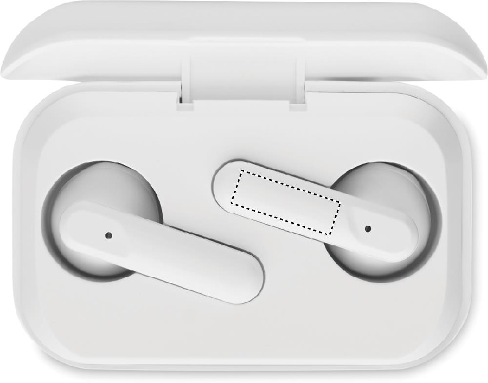 Ohrstöpsel links (0,5 x 1,5 cm)